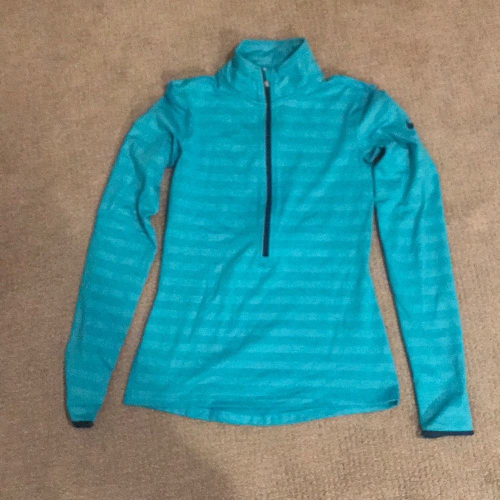 Nike Pro Dri Fit Quarter Zip Pull Over Small